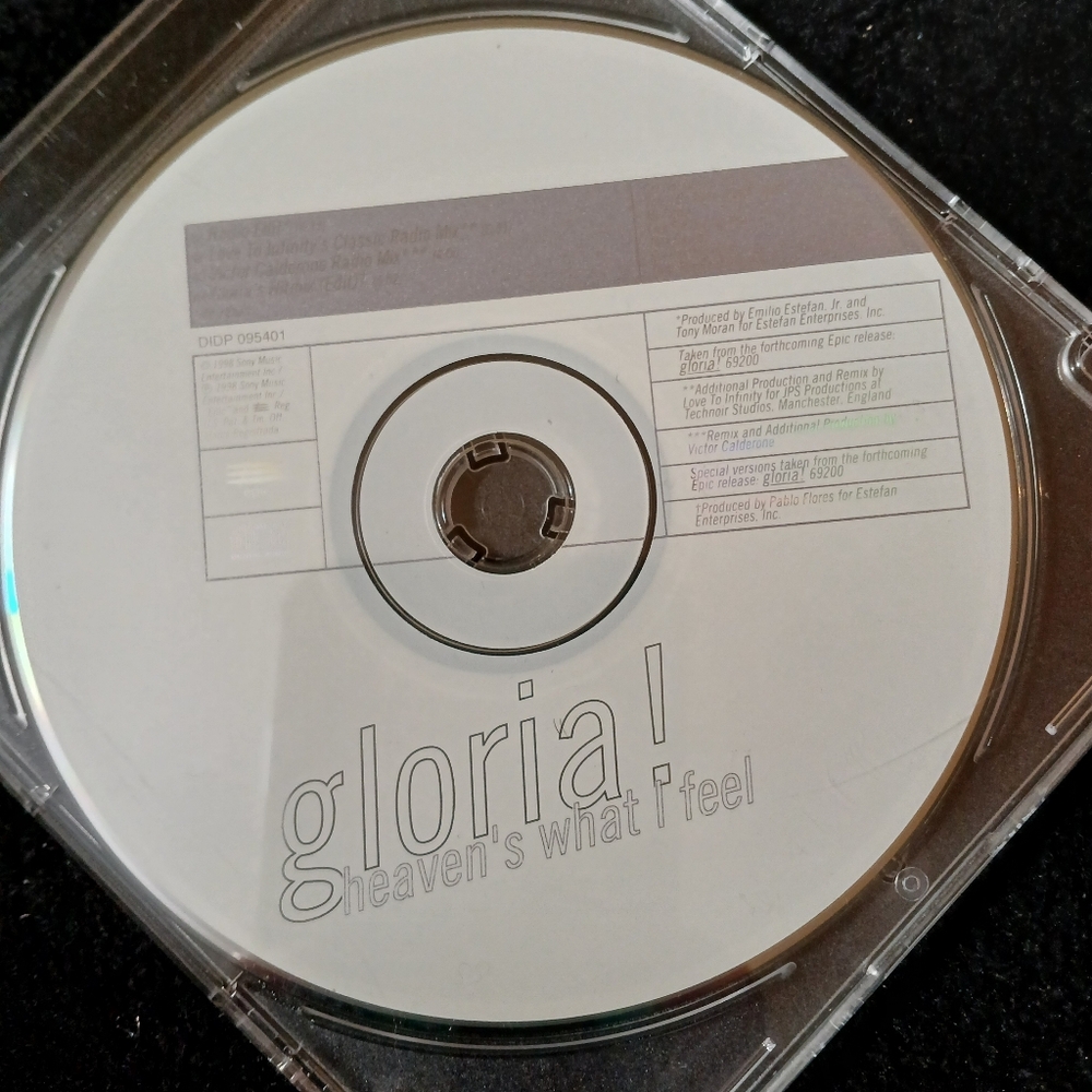 Gloria Estefan Heaven's What I Feel CD SINGLE